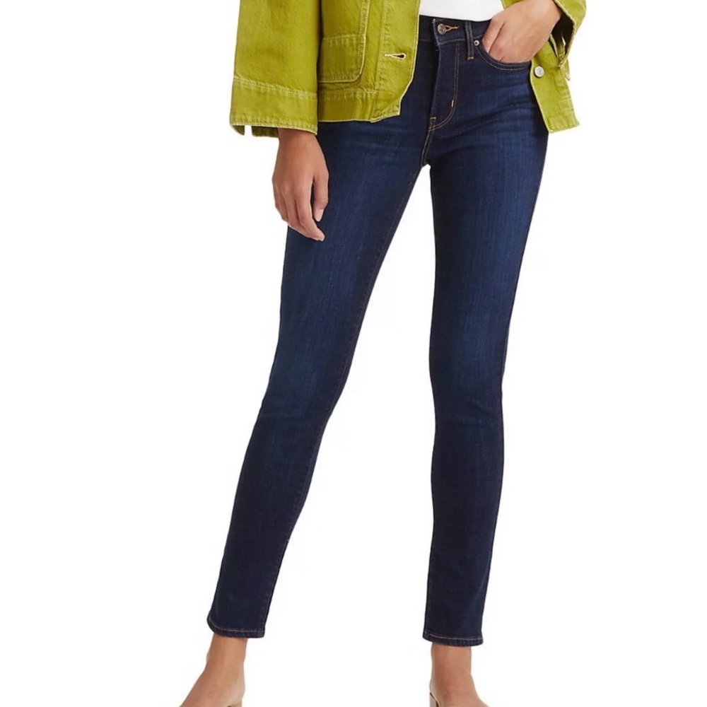 Levi's Dark Blue 311 Shaping Skinny Ankle Jeans